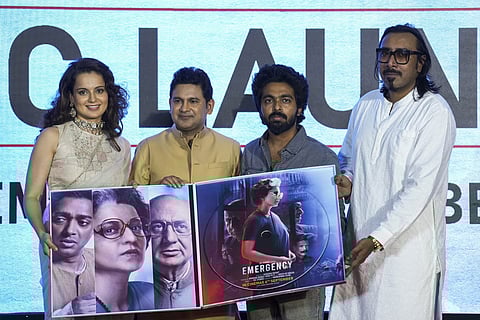 Music launch of the film 'Emergency'